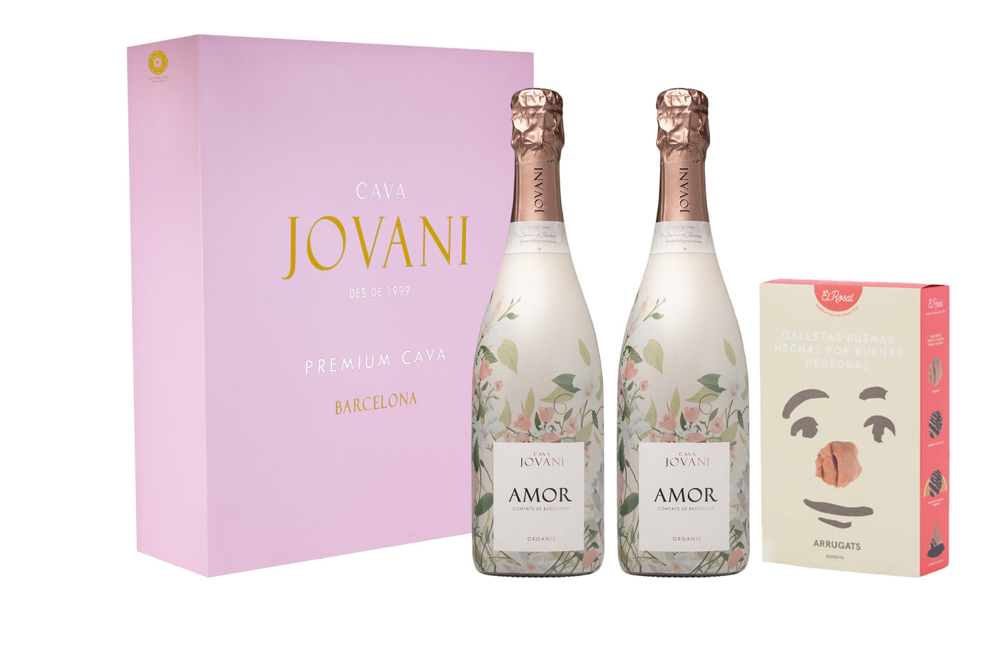 Cava Amor Flower by Jovani - Gift and solidarity case